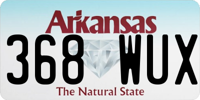 AR license plate 368WUX