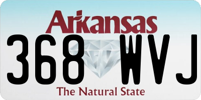 AR license plate 368WVJ