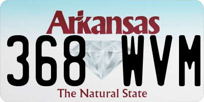 AR license plate 368WVM