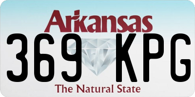 AR license plate 369KPG