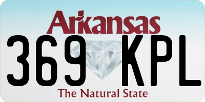 AR license plate 369KPL