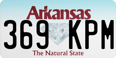 AR license plate 369KPM