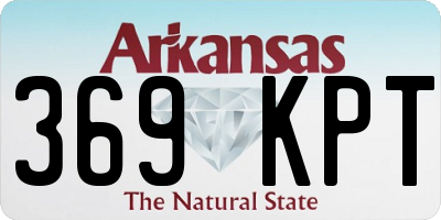 AR license plate 369KPT