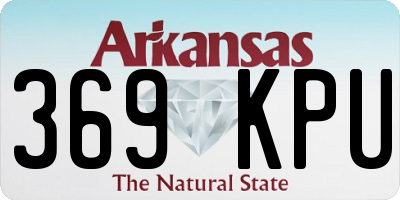 AR license plate 369KPU