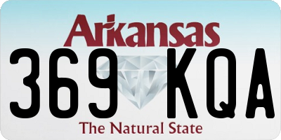 AR license plate 369KQA