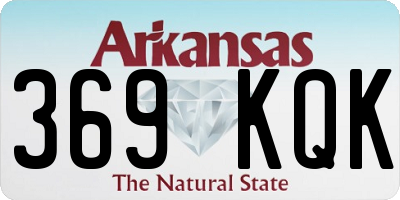 AR license plate 369KQK