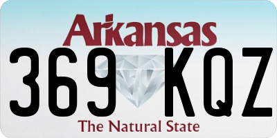AR license plate 369KQZ