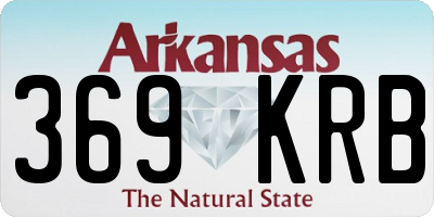 AR license plate 369KRB