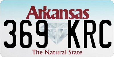 AR license plate 369KRC