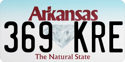 AR license plate 369KRE