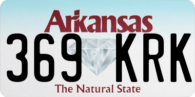AR license plate 369KRK