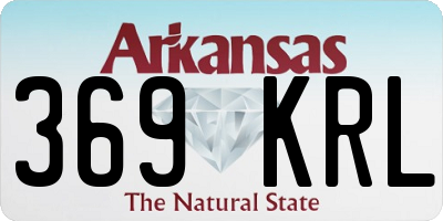 AR license plate 369KRL