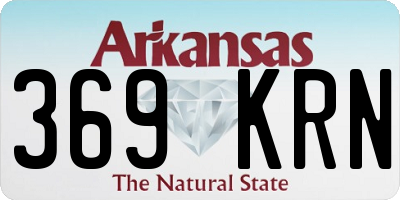 AR license plate 369KRN