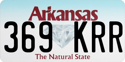 AR license plate 369KRR