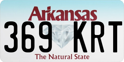 AR license plate 369KRT