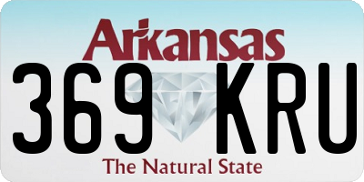 AR license plate 369KRU