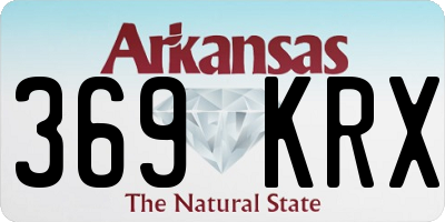 AR license plate 369KRX