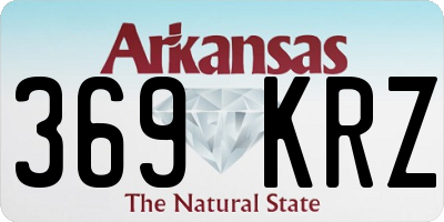 AR license plate 369KRZ