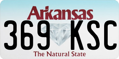 AR license plate 369KSC