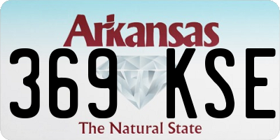 AR license plate 369KSE