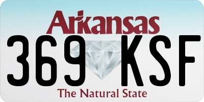 AR license plate 369KSF