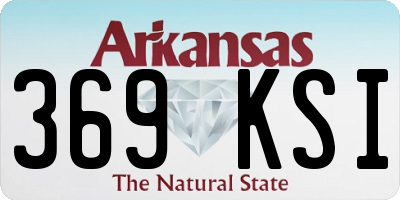 AR license plate 369KSI