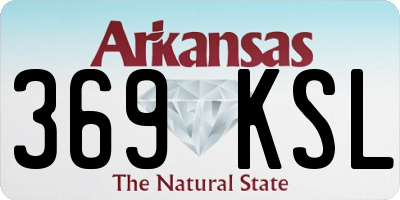 AR license plate 369KSL
