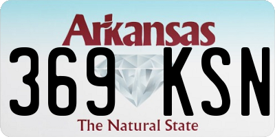 AR license plate 369KSN