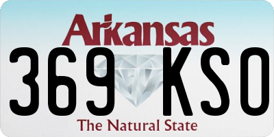 AR license plate 369KSO
