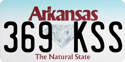 AR license plate 369KSS