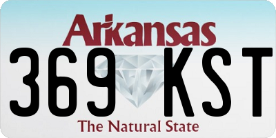 AR license plate 369KST