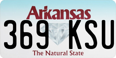 AR license plate 369KSU