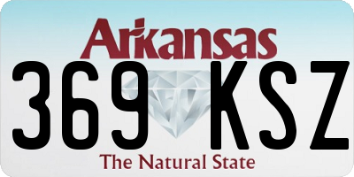 AR license plate 369KSZ