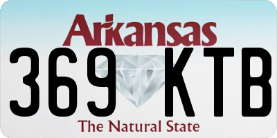 AR license plate 369KTB