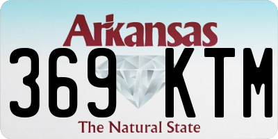 AR license plate 369KTM