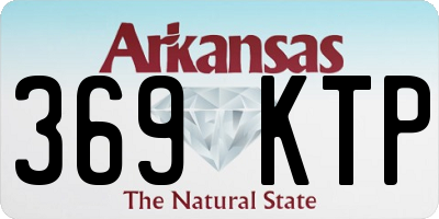 AR license plate 369KTP