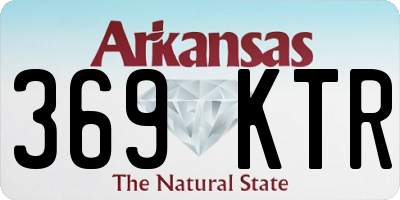AR license plate 369KTR