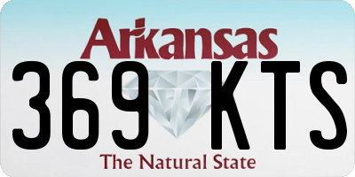 AR license plate 369KTS