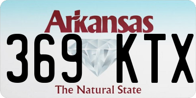 AR license plate 369KTX