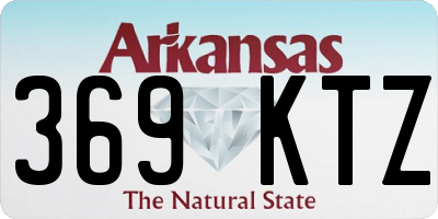AR license plate 369KTZ