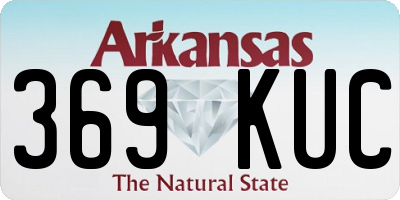 AR license plate 369KUC