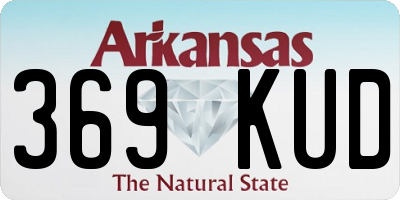 AR license plate 369KUD