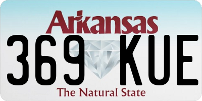 AR license plate 369KUE