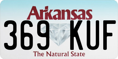 AR license plate 369KUF