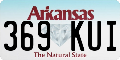 AR license plate 369KUI