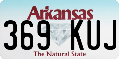 AR license plate 369KUJ