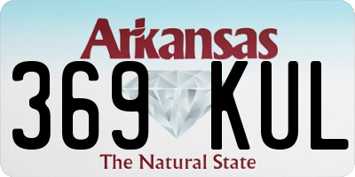 AR license plate 369KUL