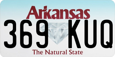 AR license plate 369KUQ