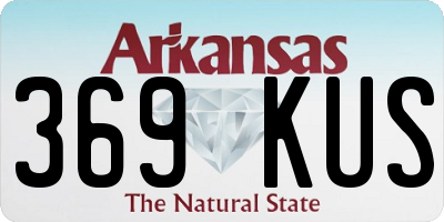 AR license plate 369KUS