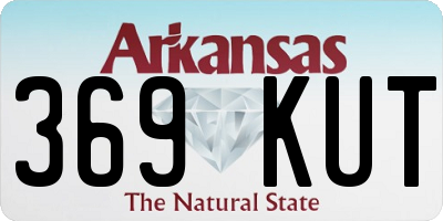AR license plate 369KUT